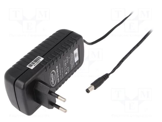 Power supply: switching; mains,plug-in; 12VDC; 3A; 36W; 87%; black CELLEVIA POWER CLW-3612-W2E-EB