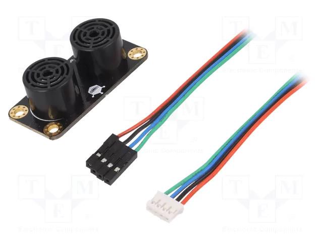 Sensor: distance; ultrasonic; 3.3÷5VDC; Gravity,I2C; 50Hz DFROBOT DF-SEN0304