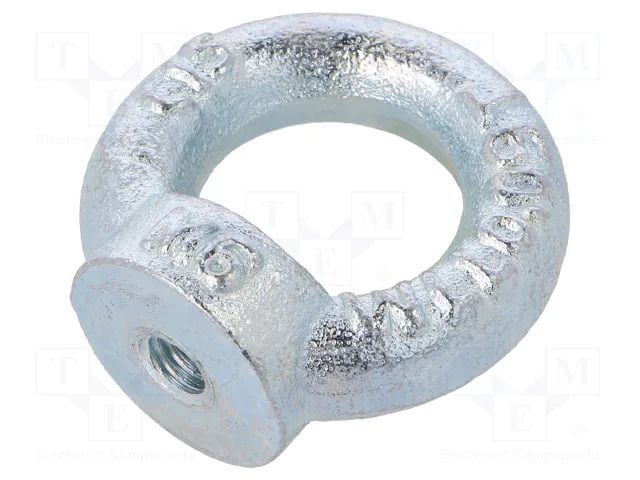 Lifting eye nut; eye; M6; steel; Plating: zinc; DIN 582; 20mm DROMET D-NZU.6