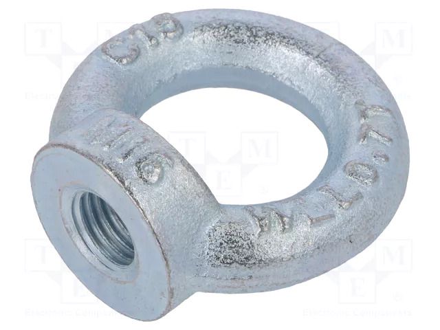 Lifting eye nut; eye; M16; steel; Plating: zinc; DIN 582; 35mm DROMET D-NZU16