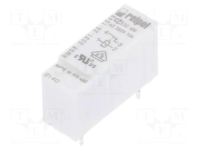 Relay: electromagnetic; SPST-NC; Ucoil: 48VDC; 8A; 8A/250VAC; RM96 RELPOL RM96-3031-35-1048