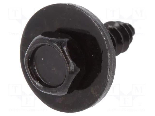 Screw; 10pcs; universal; OEM: 51131823634; L: 15mm; steel; black ROMIX RX-40523Z