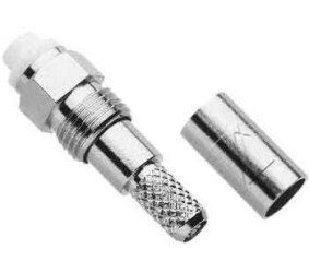 Connector FME plug crimped 50Ω RG58 65739