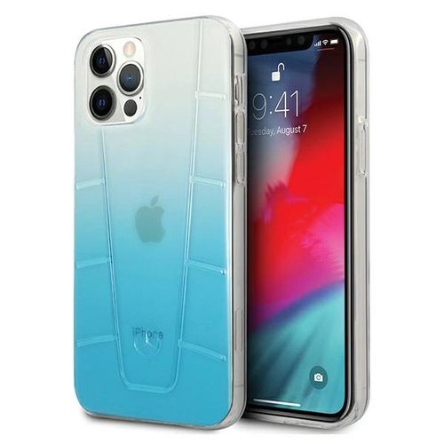 Mercedes Transparent Line Case for iPhone 12 / iPhone 12 Pro - Blue, Mercedes 3700740483695 3700740483695