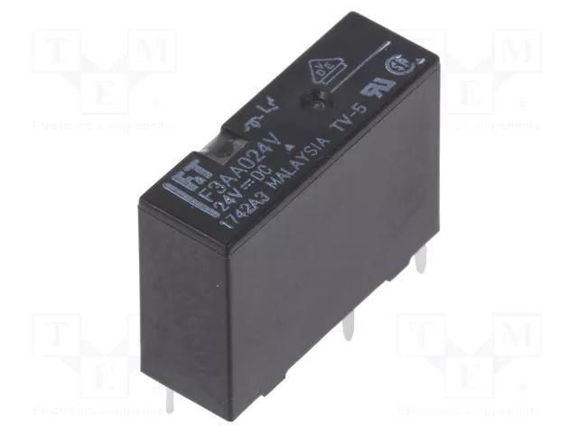 Relay: electromagnetic; SPST-NO; Ucoil: 24VDC; 5A; 5A/250VAC; PCB FCL Components FTR-F3AA024V