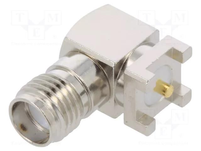 Connector: SMA; socket; female; horizontal; 50Ω; SMT; on PCBs; PTFE LINX TECHNOLOGIES CONSMA002-SMD