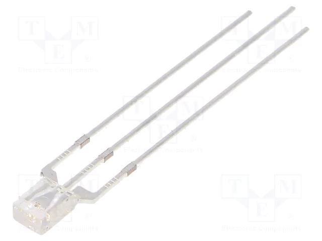 LED; yellow/blue; rectangular; 2x3.2x4.15mm; bicolour; 100°; 30mA OPTOSUPPLY OSYBMC7BA1B