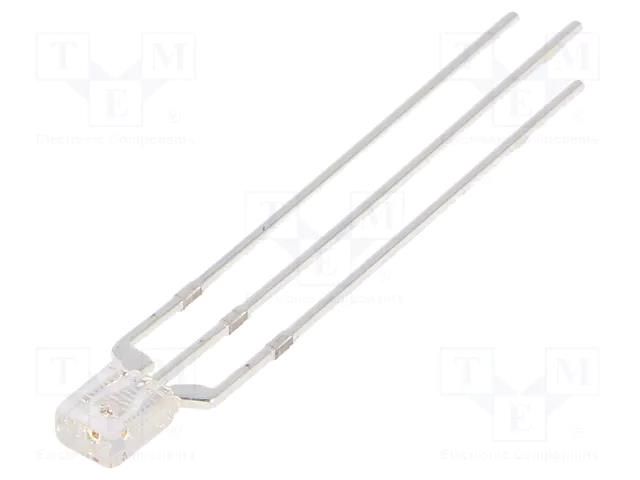 LED; rectangular; 2x3.2x4.15mm; bicolour; red/blue; 500÷750mcd OPTOSUPPLY OSRBMC7BA1B