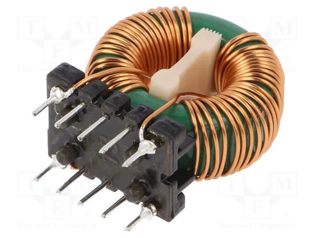 Inductor: wire; THT; 5A; 30mΩ; -20÷50%; DTS-31; vertical; 230VAC FERYSTER DTS-31/6.8/5.0-BV