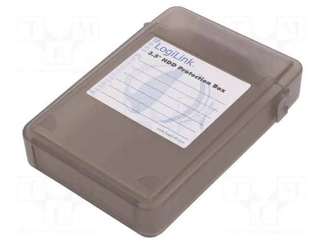 Hard discs housing: 3,5"; plastic; black LOGILINK UA0133B