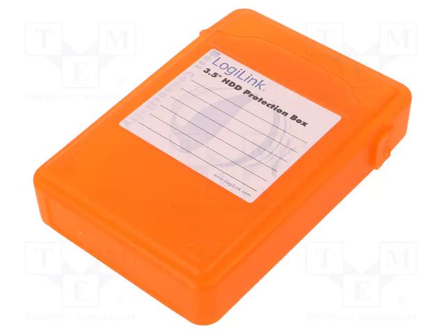 Hard discs housing: 3,5"; plastic; orange LOGILINK UA0133O