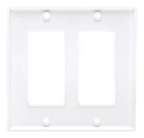 FACEPLATE, DECORA STYLE, ABS, WHITE N042D-200-WH