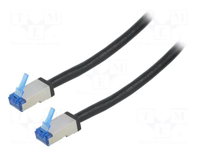 Patch cord; RJ45 plug,both sides; S/FTP; 6a; stranded; Cu; PE; 15m LOGILINK CQ7103S