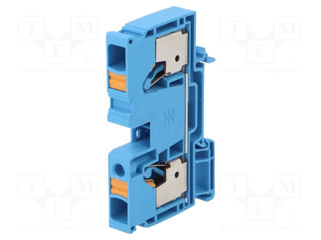 Splice terminal: rail; 57A; spring clamp; blue; wemid; 10mm2; TS35 WEIDMÜLLER A2C10BL