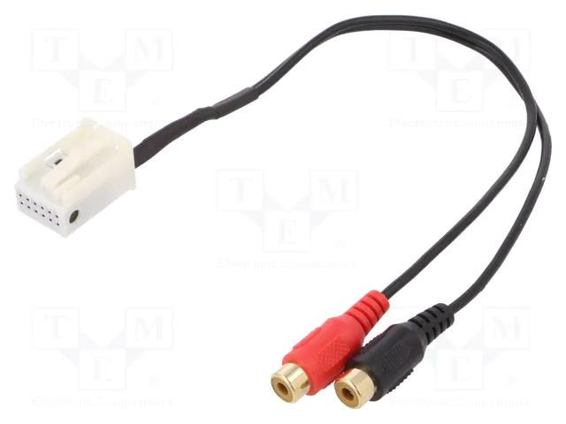 Aux adapter; RCA; Citroën PER.PIC. C6501-RCA