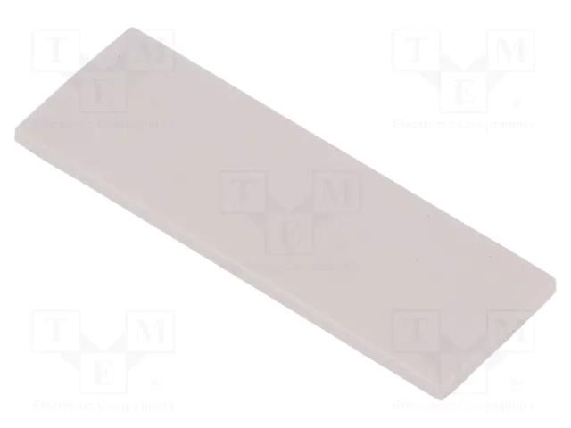 Front panel; 1M Modulbox One; grey; noryl ITALTRONIC IT-P05010201P