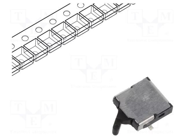 Switch: detecting; Pos: 2; SPST; 0.01A/5VDC; Leads: for PCB; 500mΩ PANASONIC ESE18L11D