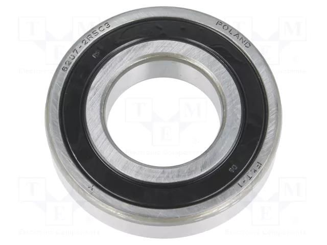 Bearing: single row deep groove ball; Øint: 35mm; Øout: 72mm PBF PBF6207-2RS