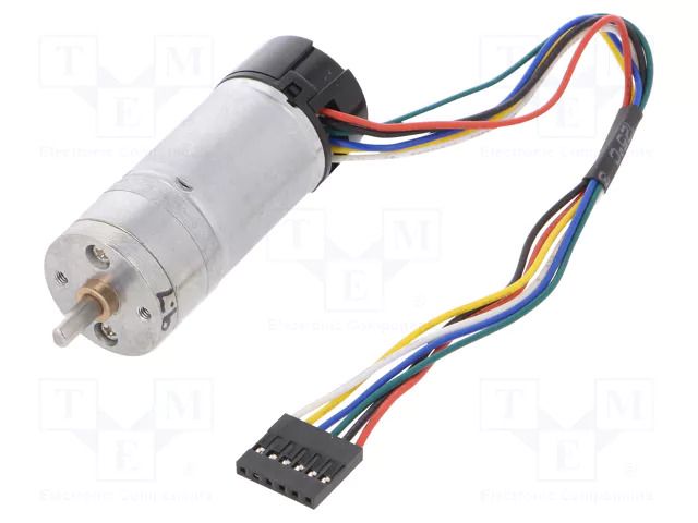 Motor: DC; with encoder,with gearbox; HP; 12VDC; 5.6A; 1030rpm POLOLU POLOLU-4842