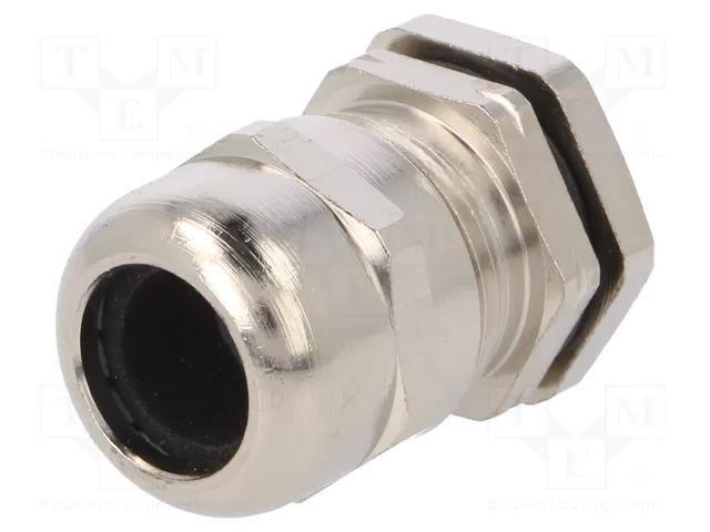 Cable gland; PG9; IP68; brass; RRPL; with strain relief RAYCHEM RPG RRPLPG-9