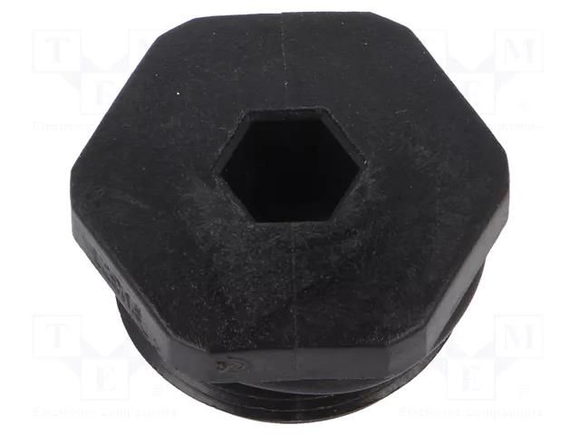 Stopper; M50; 1.5; IP68; polyamide; black; V-NE-SD Metric; -20÷80°C HUMMEL HUMMEL-1256500150