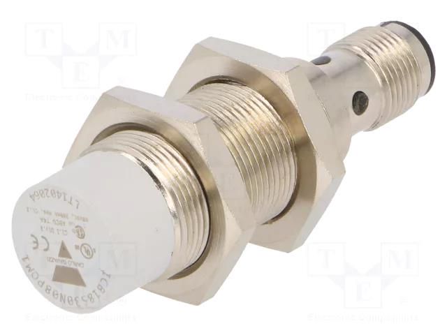 Sensor: inductive; OUT: PNP / NO; 0÷8mm; 10÷36VDC; M18; IP67; 200mA CARLO GAVAZZI ICB18S30N08POM1