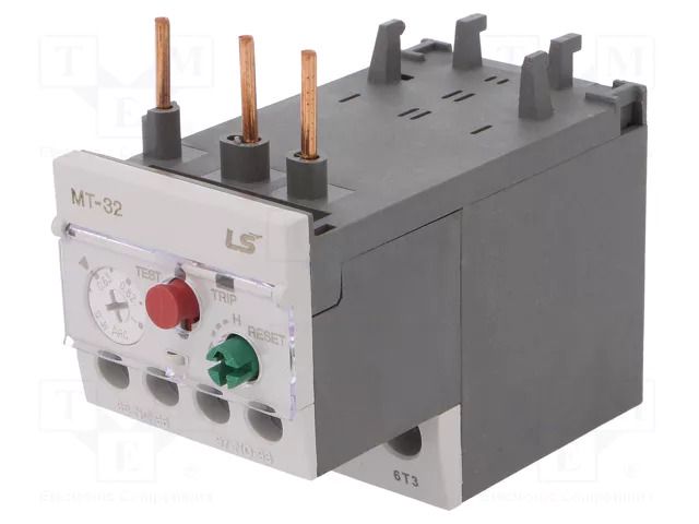 Thermal relay; Auxiliary contacts: NO + NC; 0.63÷1A; -5÷60°C LS ELECTRIC MT-32-0.63-1A