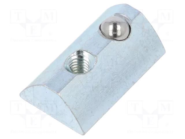 Nut; for profiles; Width of the groove: 8mm; steel; T-slot FATH FA-096004