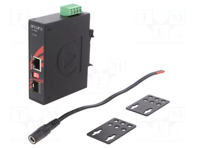 Media converter; GIGA ETHERNET/SFP fiber; Number of ports: 2 ANTAIRA IMP-C1000-SFP