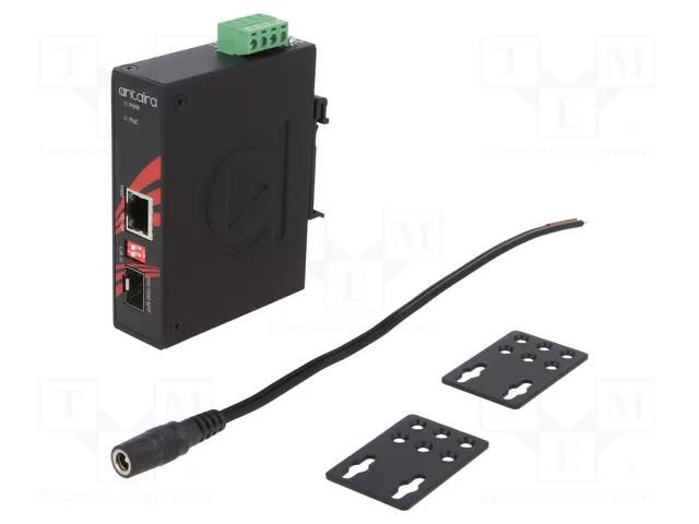 Media converter; GIGA ETHERNET/SFP fiber; Number of ports: 2 ANTAIRA IMP-C1000-SFP-T
