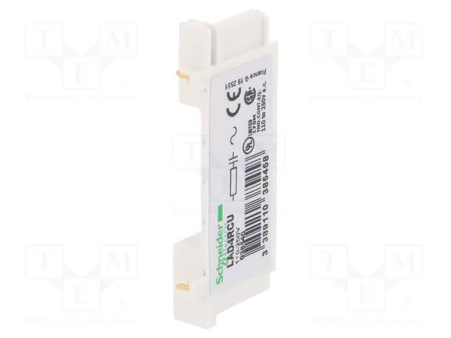 Surge arrester; RC element; side; -25÷55°C; 110÷250VAC; TeSys D SCHNEIDER ELECTRIC LAD4RCU