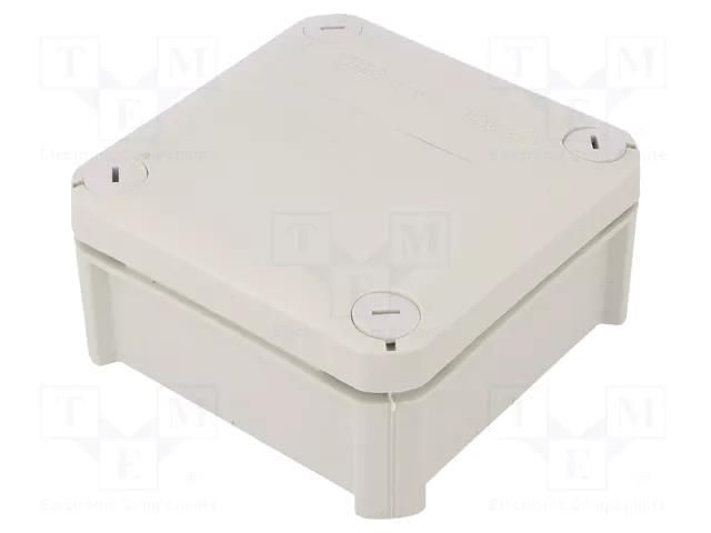 Enclosure: junction box; X: 114mm; Y: 114mm; Z: 57mm; IP66; T 60 OBO BETTERMANN OBO-2007239