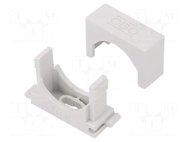 Bracket; ØBraid : 18÷30mm; W: 40mm; H: 34mm OBO BETTERMANN OBO-2250306