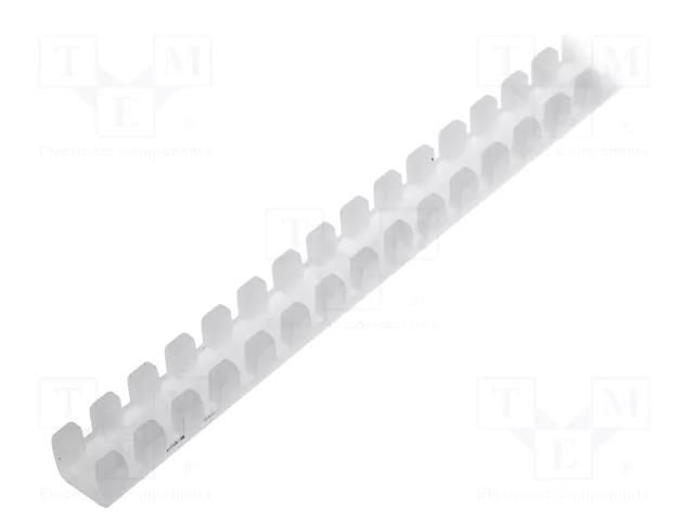 Hole and edge shield; polyamide; 320.5mm; natural ESSENTRA RI-MGS-2-01