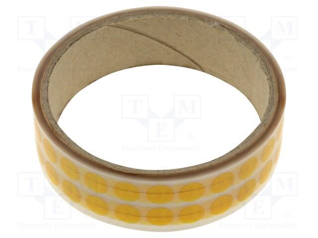 Tape: high temperature resistant; Thk: 63.5um; 55%; golden; reel BLT POLYHT-DOT9