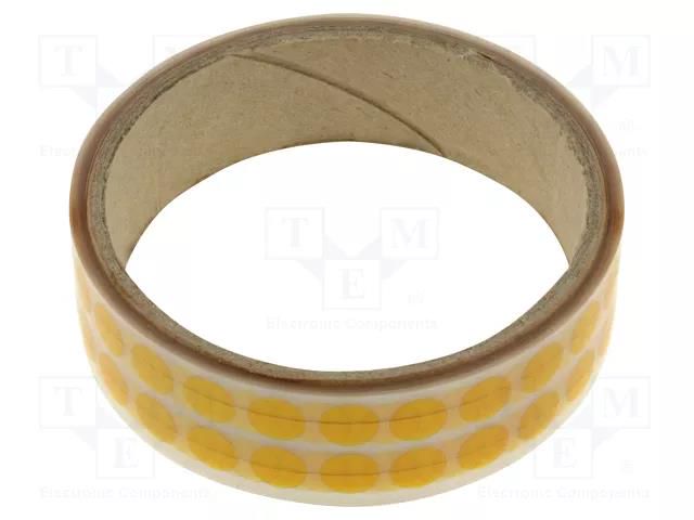 Tape: high temperature resistant; Thk: 63.5um; 55%; golden; reel BLT POLYHT-DOT9