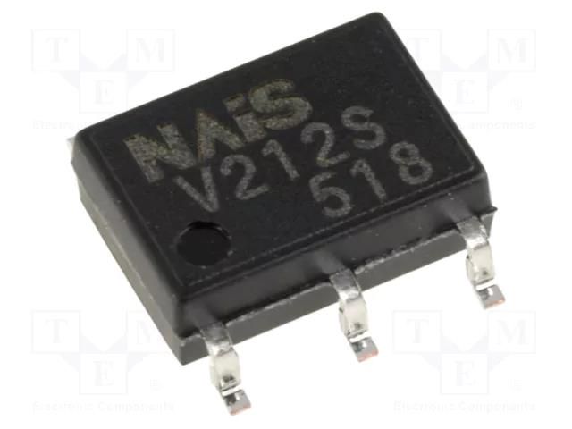 Relay: solid state; Icntrl max: 3mA; 500mA; max.60VAC; max.60VDC PANASONIC AQV212S