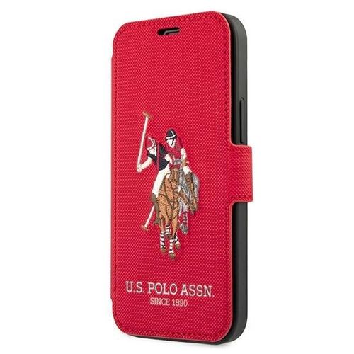 US Polo USFLBKP12SPUGFLRE iPhone 12 mini 5,4" czerwony/red book Polo Embroidery Collection, U.S. Polo Assn. 3700740492369 3700740492369