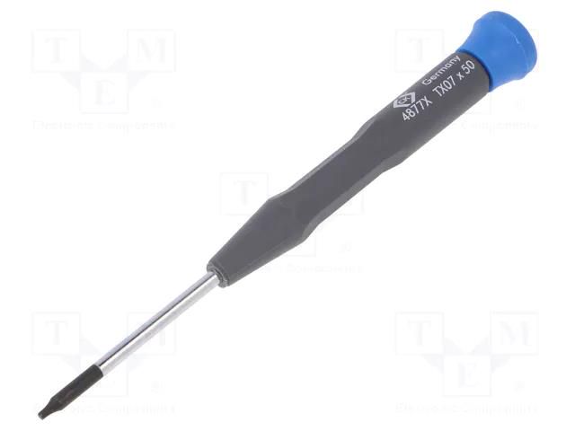 Screwdriver; precision; Torx®; TX07; PRECISION; Blade length: 50mm C.K CK-T4877X-07