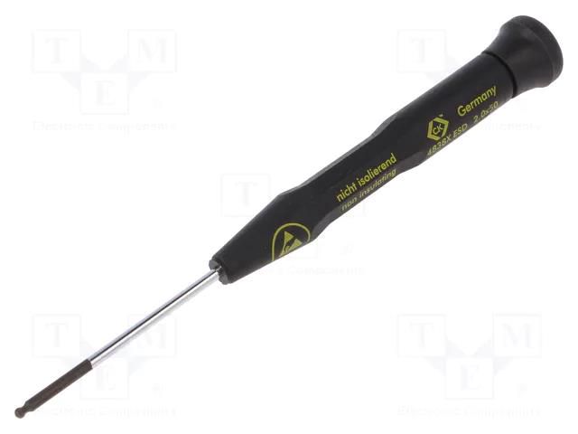 Screwdriver; precision; hex key; HEX 2mm; ESD; Xonic ESD C.K CK-T4838XESD20