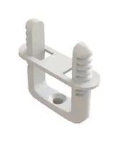 WIRE SADDLE, SCREW, NYLON 6.6, NATURAL D-1.5