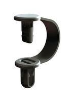 CABLE HANGER, PUSH IN, NYLON 6.6, BLACK CH-2-01BK