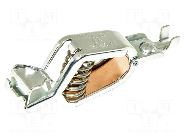 Crocodile clip; 50A; Grip capac: max.27mm; Overall len: 104mm MUELLER ELECTRIC BU-21APN