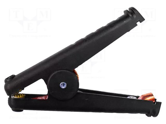 Crocodile clip; 400A; Grip capac: max.41mm; Overall len: 165mm MUELLER ELECTRIC BU-102W-0
