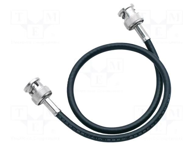 Test lead; BNC plug,both sides; Len: 0.6m; Plating: gold-plated MUELLER ELECTRIC BU-5050-B-24-0