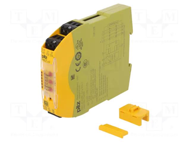 Module: extension; Usup: 24VDC; IN: 2; OUT: 4; for DIN rail mounting PILZ PZ-750109