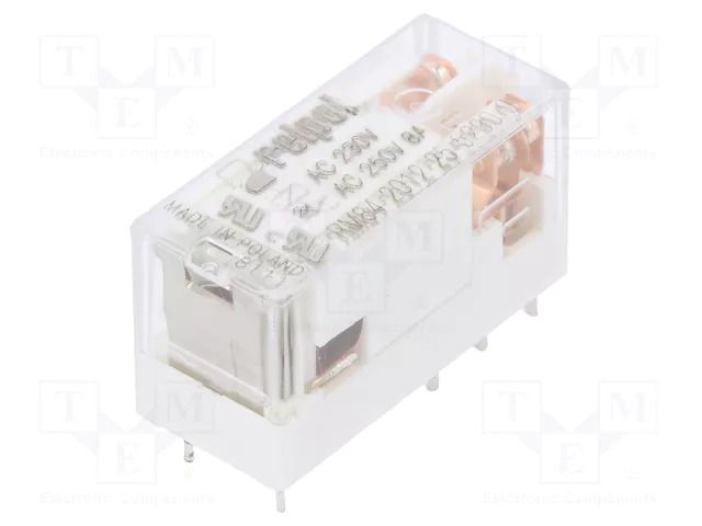 Relay: electromagnetic; DPDT; Ucoil: 230VAC; 8A; 8A/250VAC; RM84 RELPOL RM84201225523001