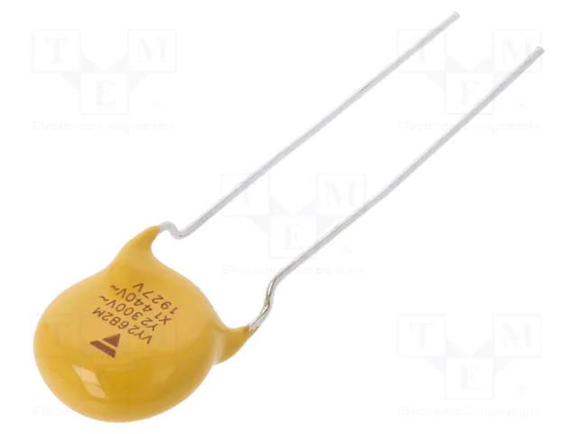 Capacitor: ceramic; suppression capacitor,X1,Y2; 6.8nF; Y5V; ±20% VISHAY VY2682M47Y5VS63V7
