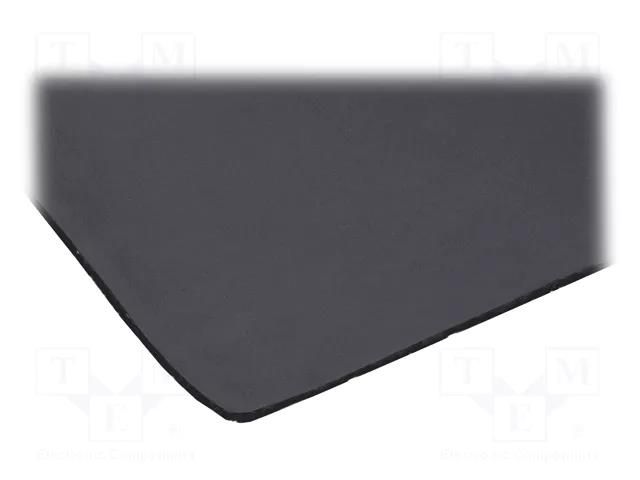 Damping mat; polyetylene; 600x1000x6mm; self-adhesive SILENT COAT SC-NI6-0.6
