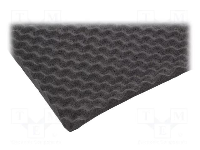 Damping mat; polyurethane; 600x1000x15mm SILENT COAT SC-SA15-0.6